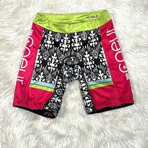 Coeur Sports Padded Biking Shorts Triathlon Cycling Training Vibrant